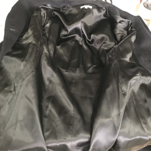 Vince wool/ cashmere blend double breasted stadium coat size 2 in Black - Picture 10 of 12